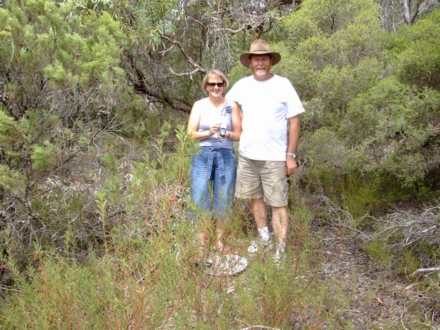 Fiona and Stephen at the Confluence