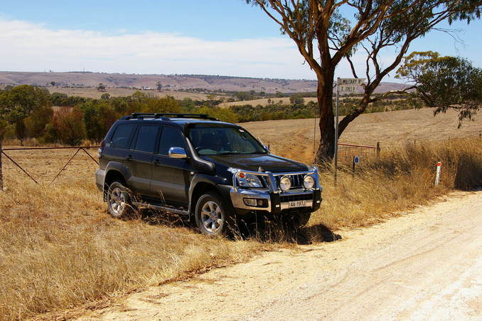 Returning to the Road Junction after a successful confluence visit