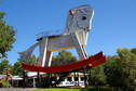 #11: Any visitor to this confluence should see the Worlds Largest Rocking Horse, north of the Confluence