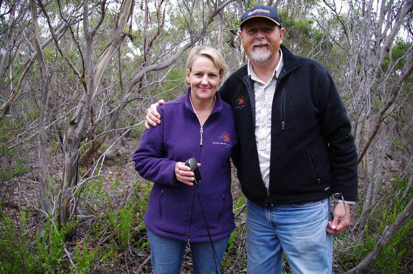 Fiona and Stephen at the Confluence