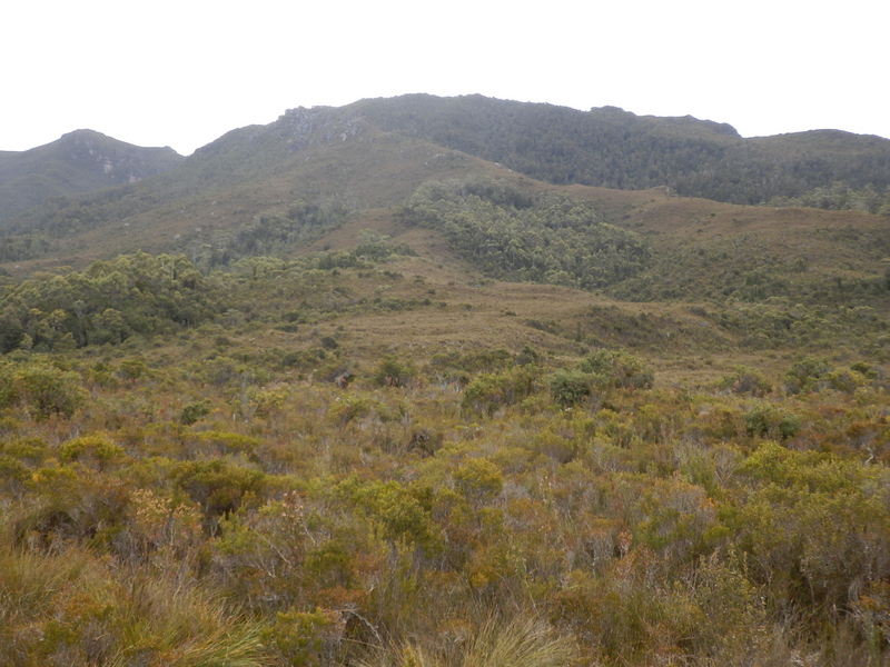 View towards the Confluence from 17 km distance