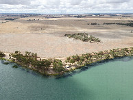 #9: View East, from 120m above the point