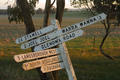 #6: Signpost (confluence in background)