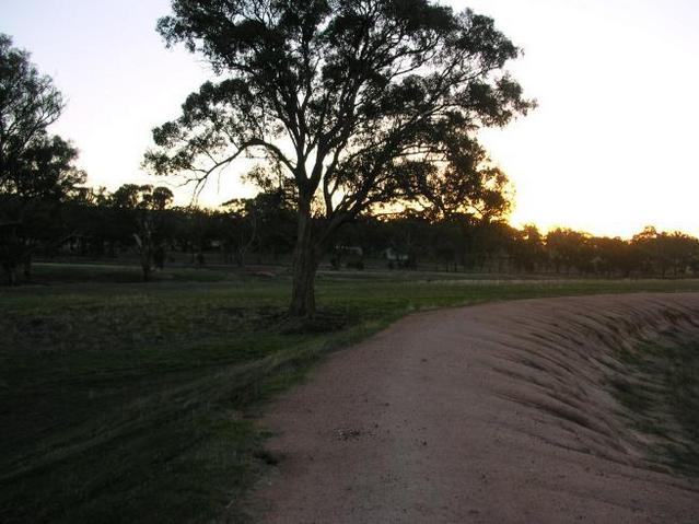 Confluence area, with a lovely sunset thrown in for artistic effect!