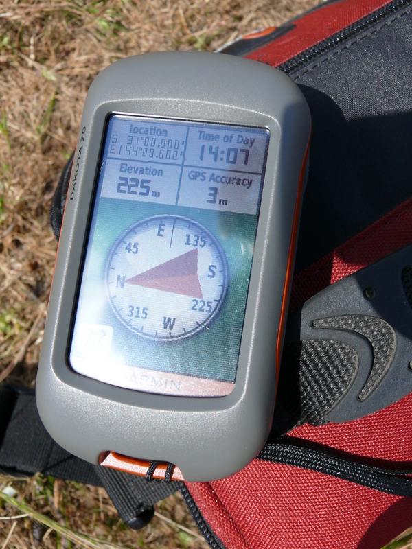 GPS view at confluence