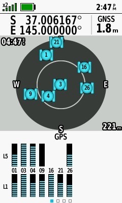 "Half zeros": 686m beyond 37 Degrees South, 145 Degrees East