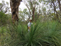 #5: Photo of the Confluence point (with me in it).  Fairly overgrown.