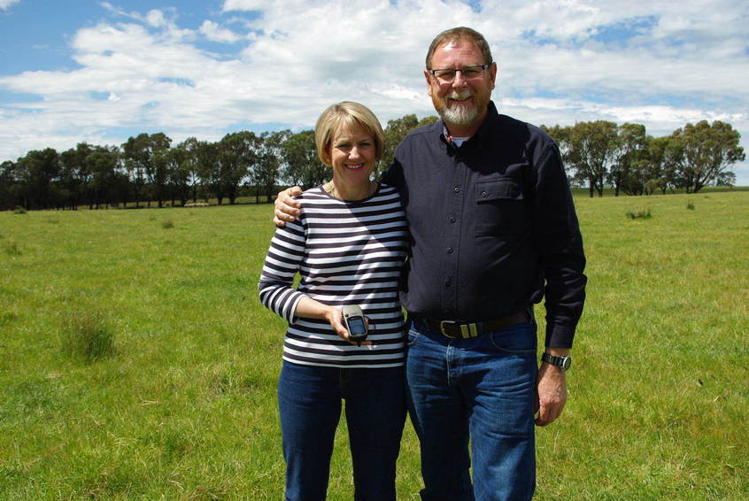 Fiona and Stephen at the Confluence