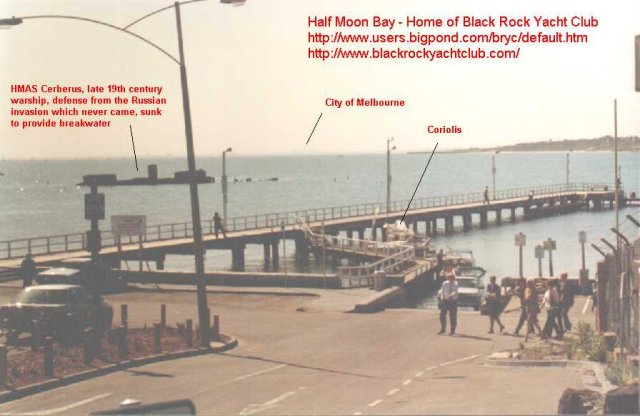 Half Moon Bay launching ramp and jetty