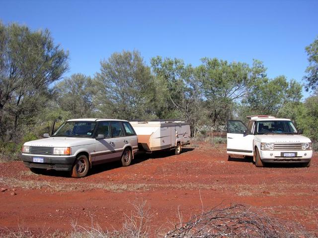 Our campsite, about 6km south of the confluence.