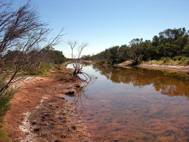Savoury Creek - rather difficult to cross.