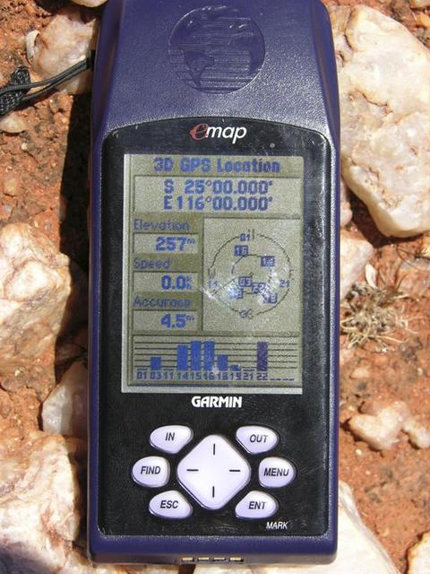 The GPS display