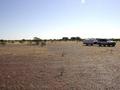 #5: View from the confluence looking west, including the car