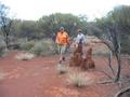 #11: Alasdair and Sue walking past ant hills