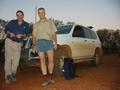 #6: Shane and Peter on the Roo bar after the walk from the confluence