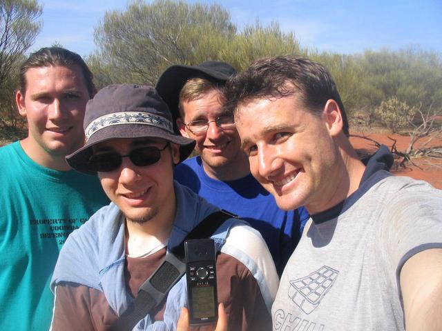 The Confluence Crew on the 26°S 115°E confluence.