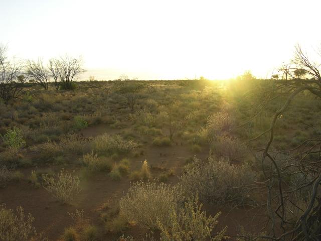 View from the confluence looking