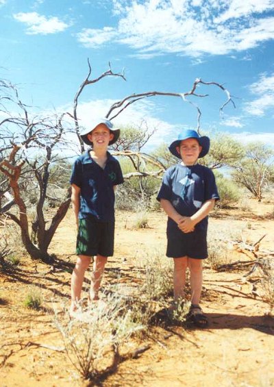 Tom and Henry Foulkes-Taylor from Yuin Station