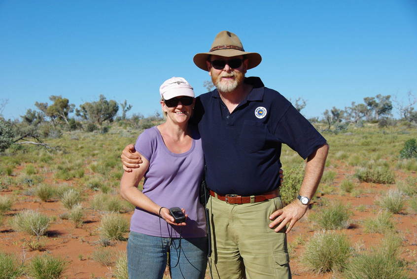 Fiona and Stephen at the Confluence