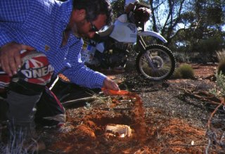 #1: A stash of water and fuel buried at confluence