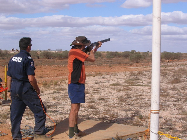 clay pigeon shooting