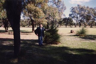 #1: James at the official Confluence grass tree