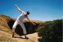 #9: Kate "surfing" at Wave Rock