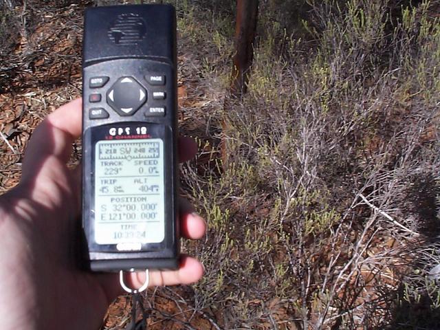 GPS shot.
