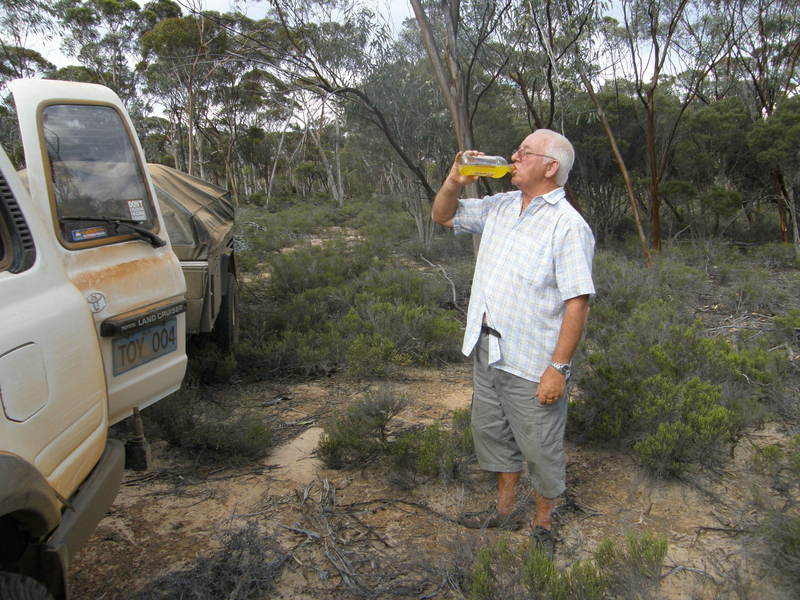 John replacing fluid