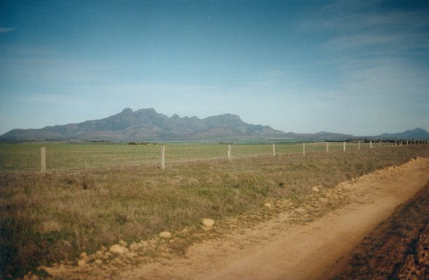 Bluff Knoll and the Stirling Range from the Boxwood Hill - Borden Road.