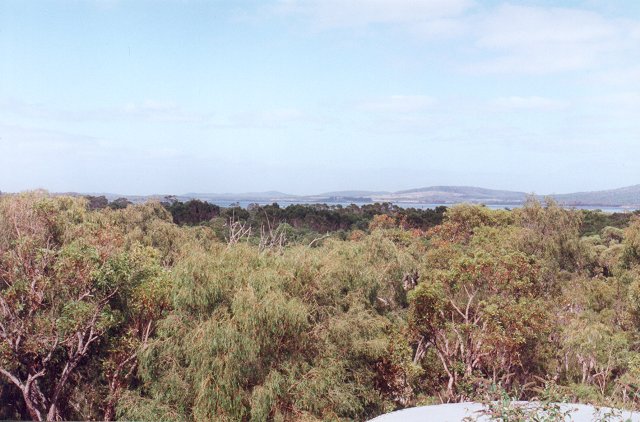From the house again - looking further west over the Inlet.
