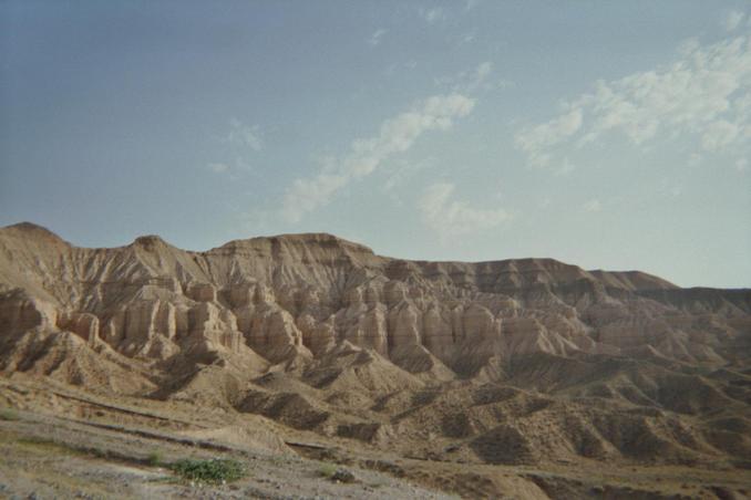 rock formations near the dam