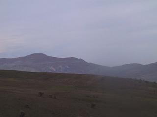 #1: Looking N over confluence to Chirax castle