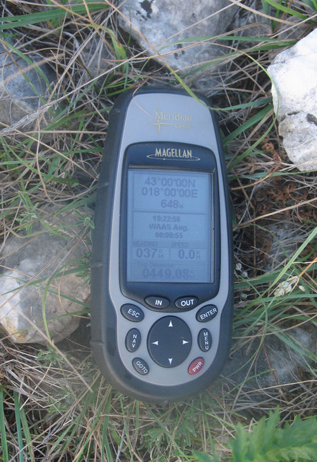 GPS position.