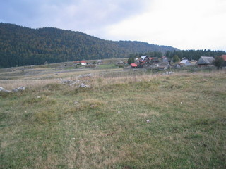 #1: General and West view of the confluence: most of Džimrije-Devetok seen in background