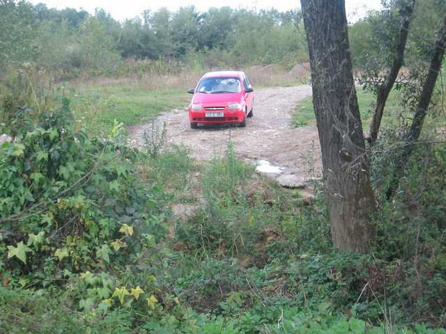 My rental car made it to 170 meters away.