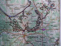 #2: Example of mine maps I used: purple star is confluence, black and red are mine areas, yellow blasts are mine accidents