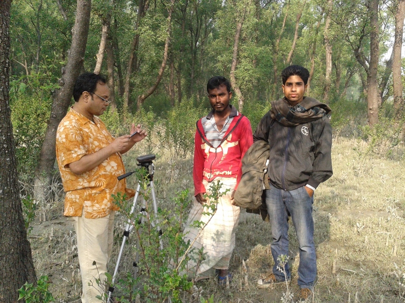 With local motorcycle rider and local farmer 