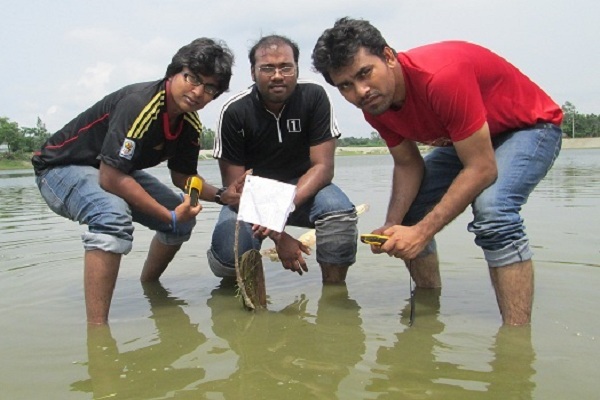 Three of us at the confluence