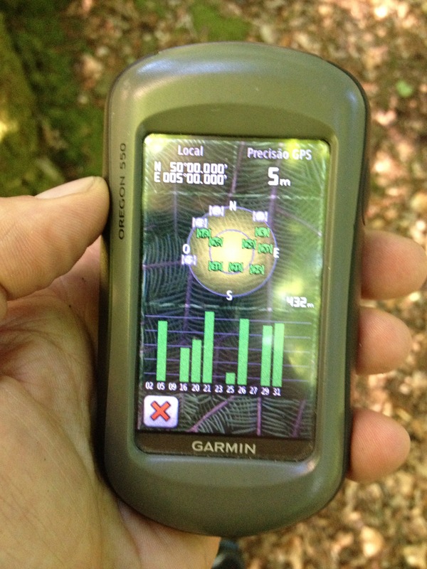 My GPS at the confluence