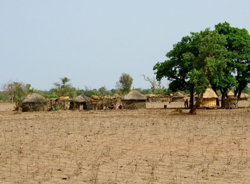 Small village close to the point