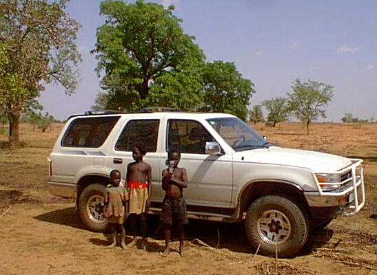 Soumaila and friend pose at the Confluence