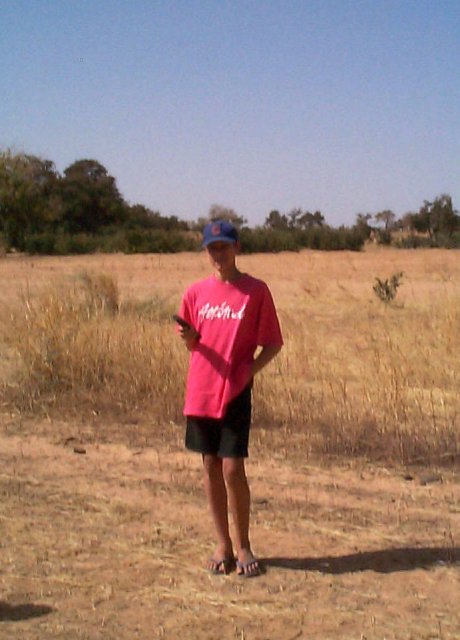 David at 14°N 1°W in the village of Pelesambo.