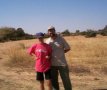 #3: Chris and David at the confluence point 14°N 1°W