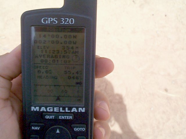 14N 2W on GPS