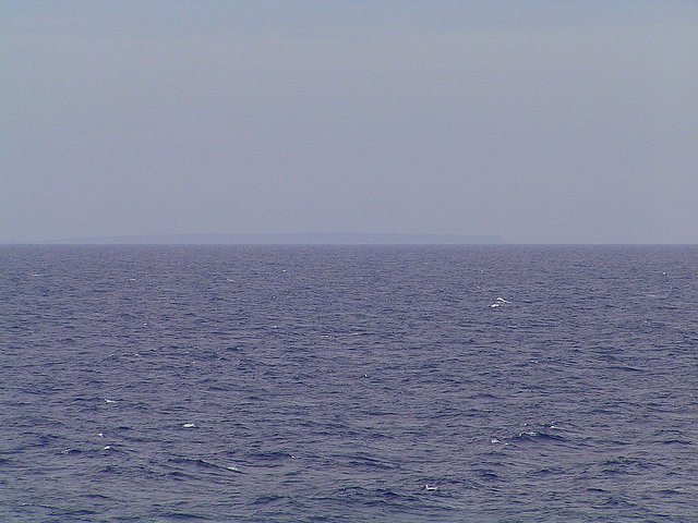 Navassa seen from the Confluence