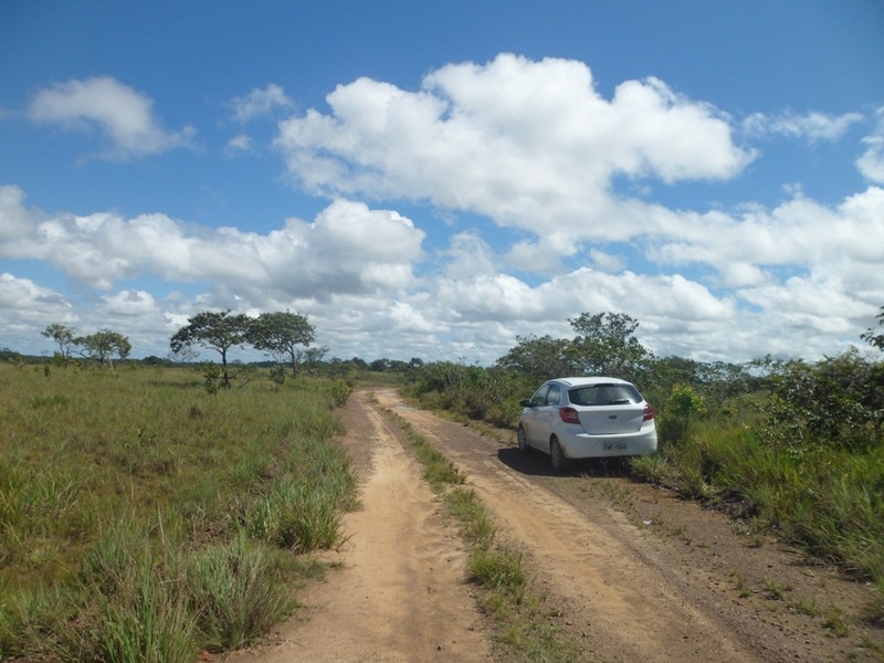 Parei o carro a 124 metros da confluência - I stopped the car 124 meters to the confluence