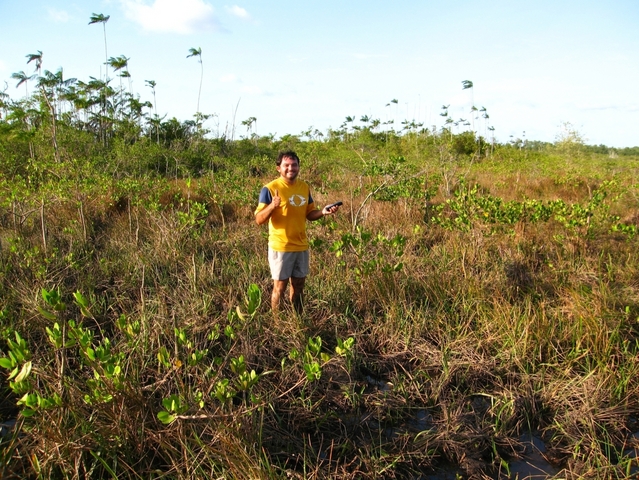 Thessyo standing at confluence