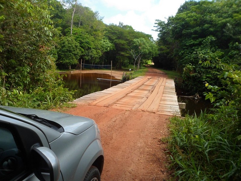 Trecho em estrada de terra - leg in dirt road