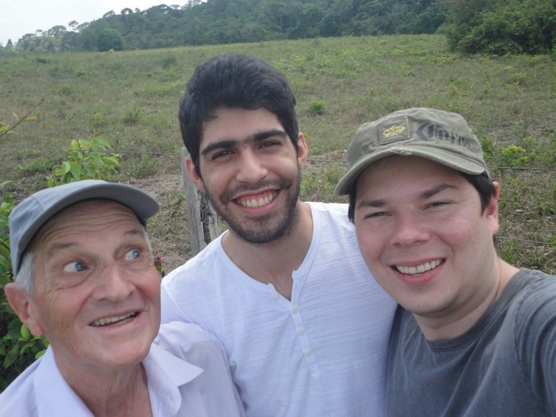 The hunter team: Phil, João, e Paulo